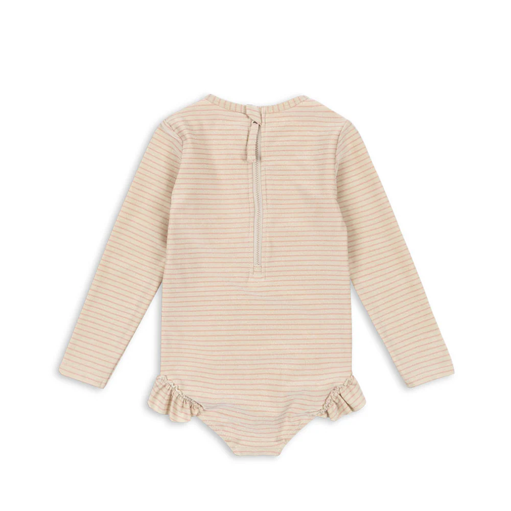 Konges Sløjd Badeanzug 'Jade' Rose Stripe - Image 3