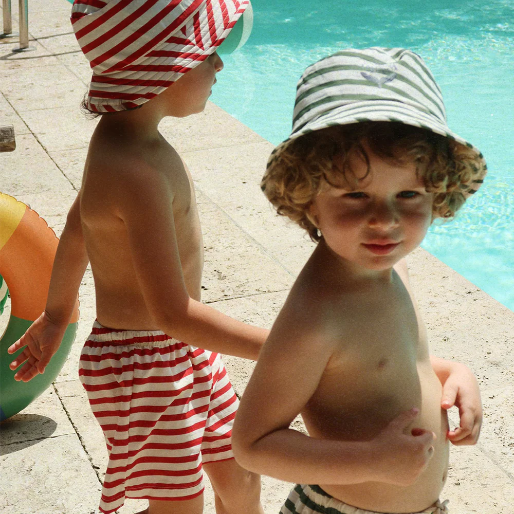 Konges Sløjd Badehose 'Asnou' Stripe Rouge - Image 2