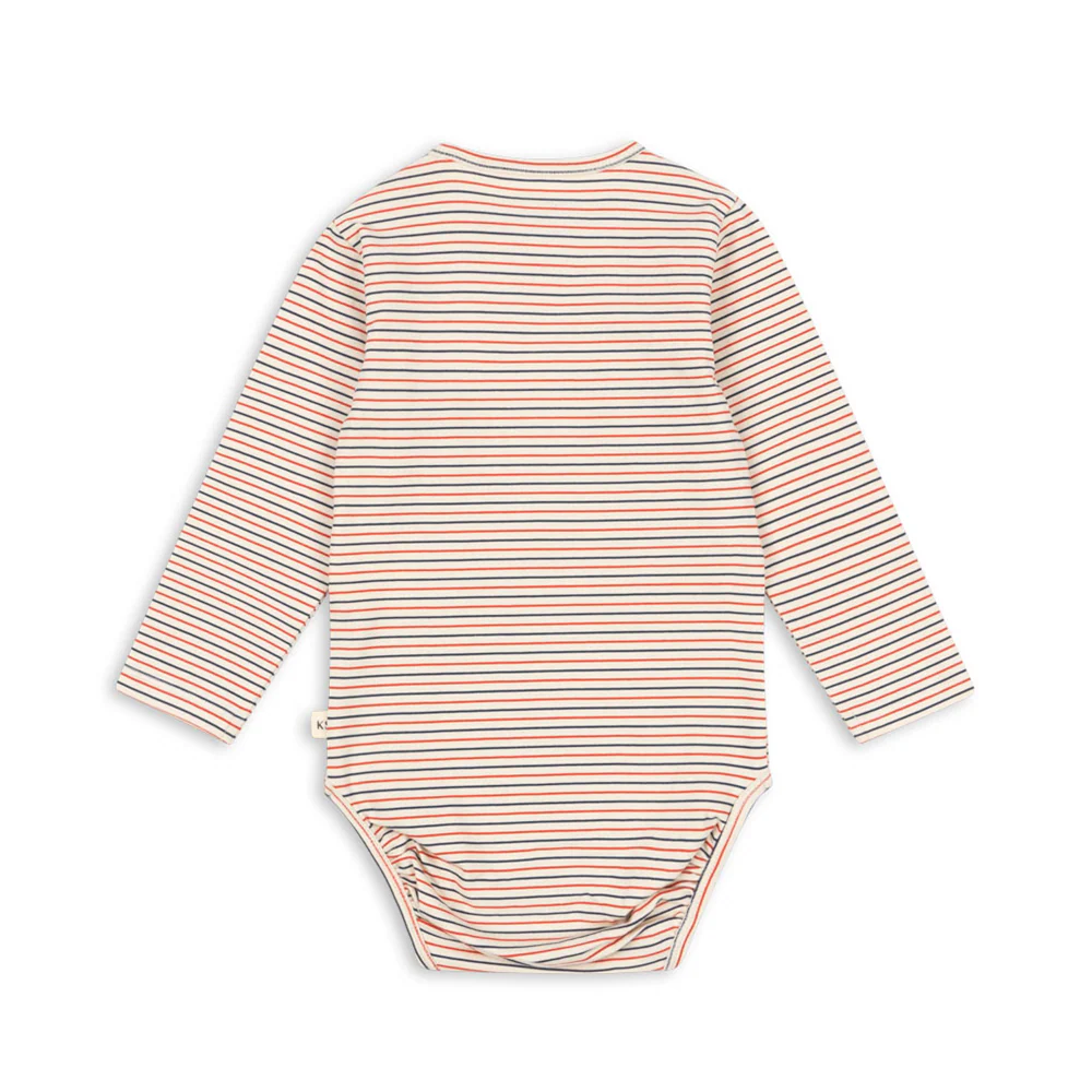 Konges Sløjd Body 'Basic' Stripe Tricolore Petit - Image 3