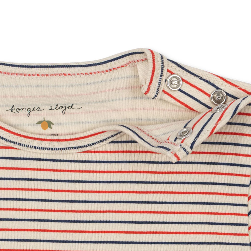 Konges Sløjd Body 'Basic' Stripe Tricolore Petit - Image 5