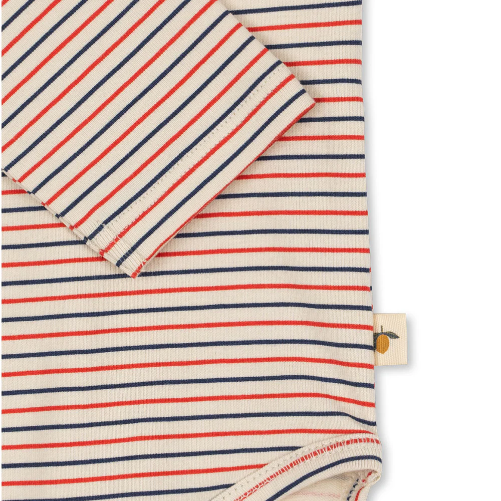 Konges Sløjd Body 'Basic' Stripe Tricolore Petit - Image 6