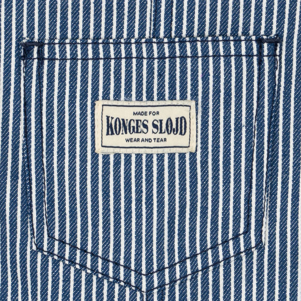 Konges Sløjd Latzhose 'Luc' Blue Stripe - Image 2