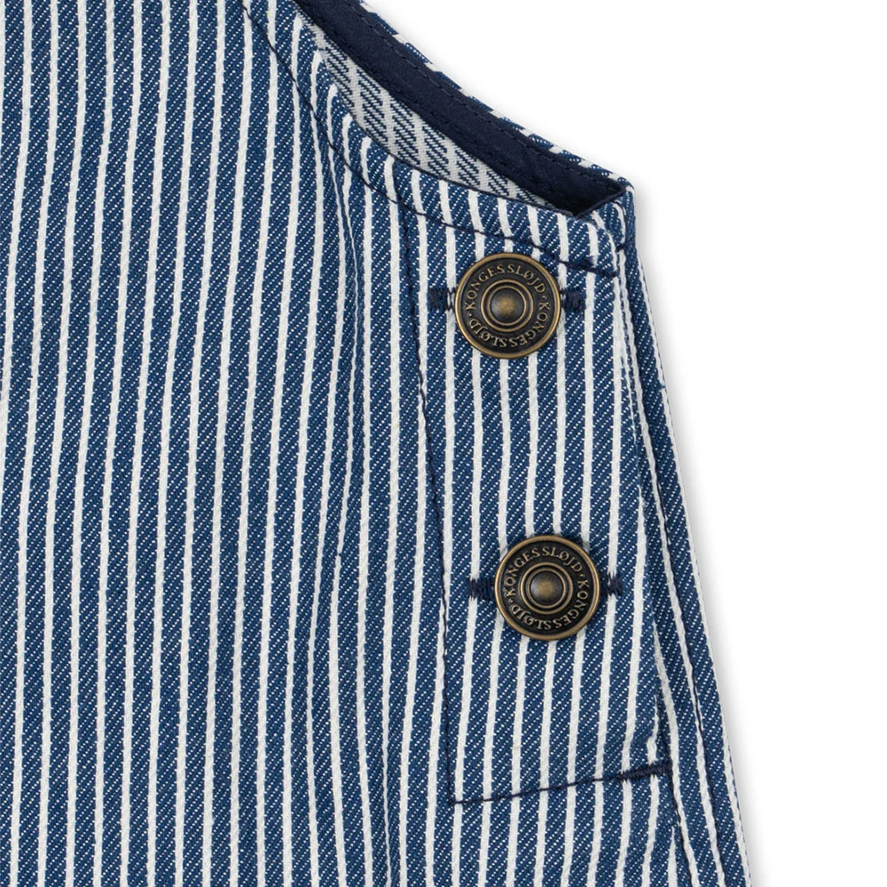 Konges Sløjd Latzhose 'Luc' Blue Stripe - Image 3