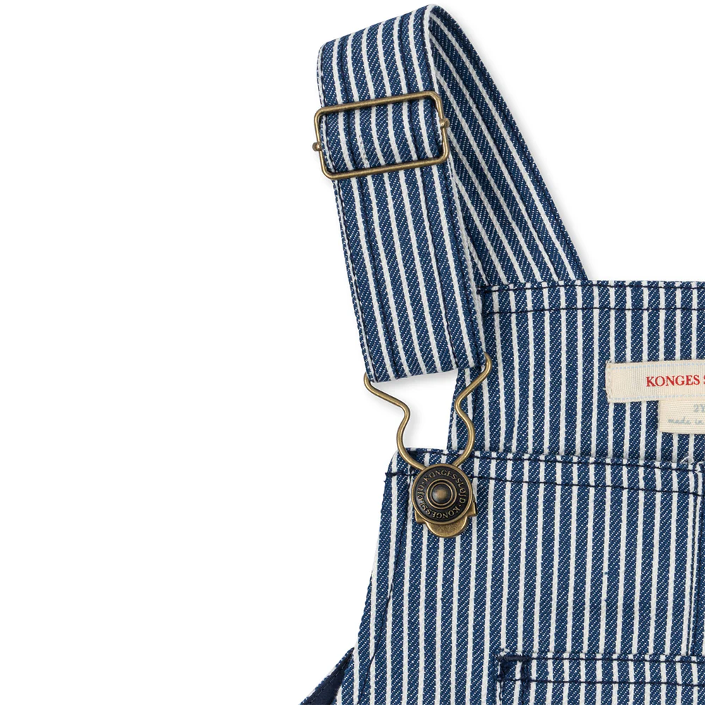 Konges Sløjd Latzhose 'Luc' Blue Stripe - Image 4