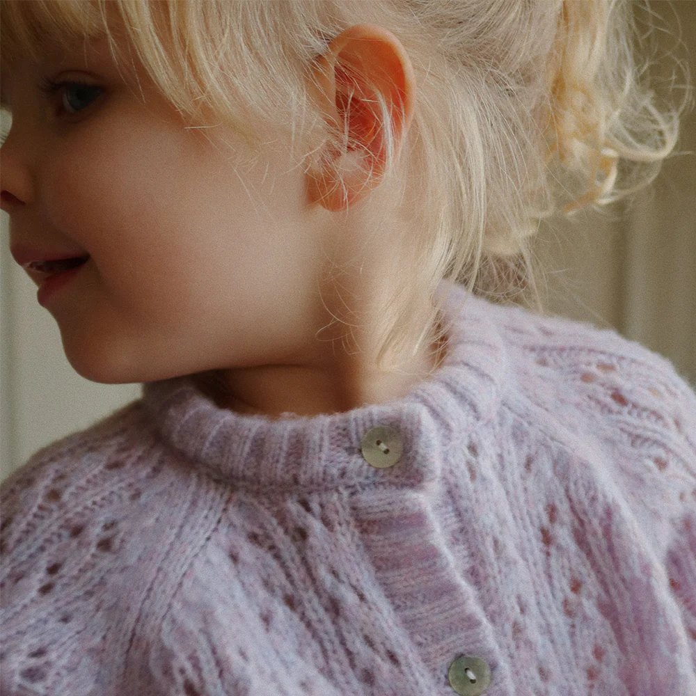 Konges Sløjd Cardigan 'Isa' Lavender Mist - Image 4