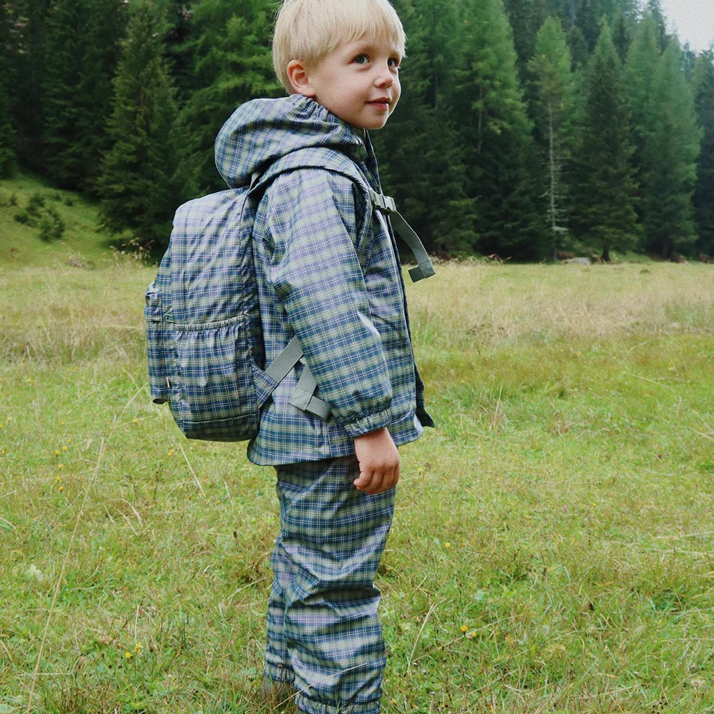 Konges Sløjd  Gefüttertes Regenjacke/-hose Set 'Rainy Palme'  Laurel Oak - Image 2