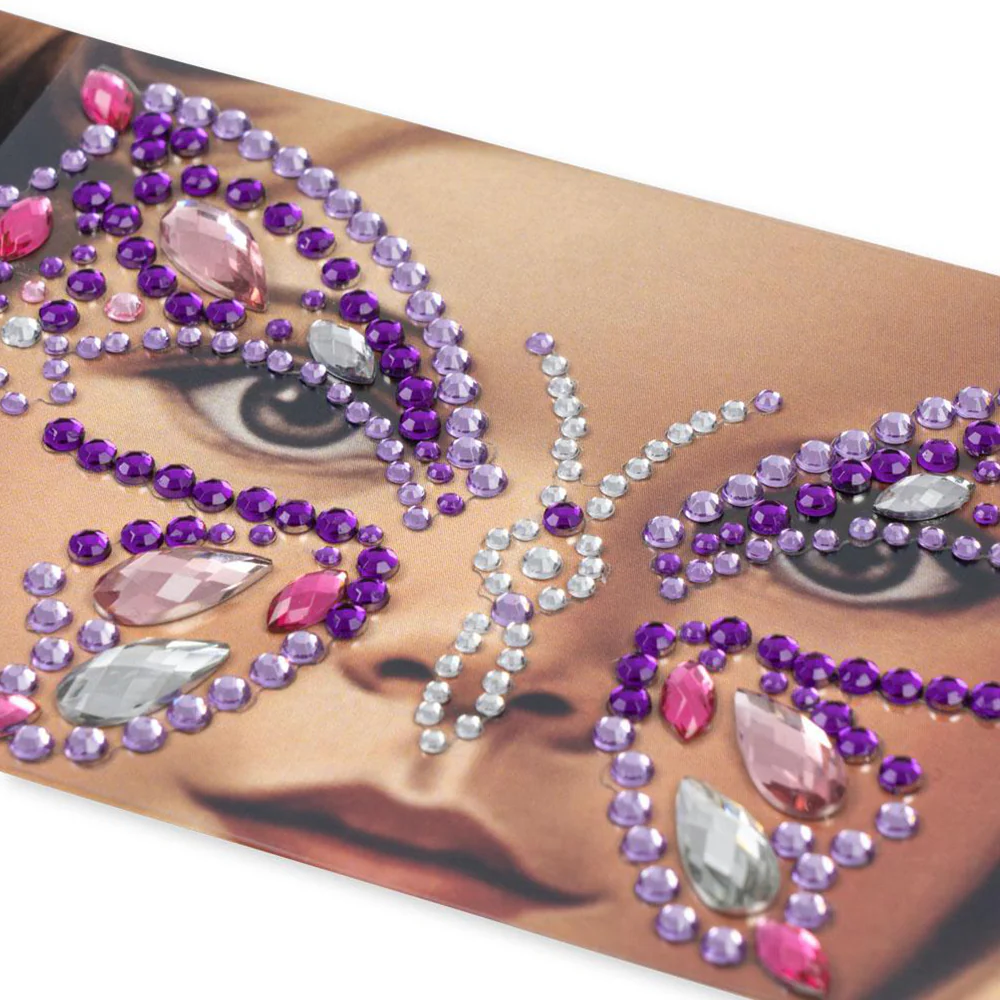 Konges Sløjd Glitzersteine fürs Gesicht 'Butterfly' Purple Rain - Image 3