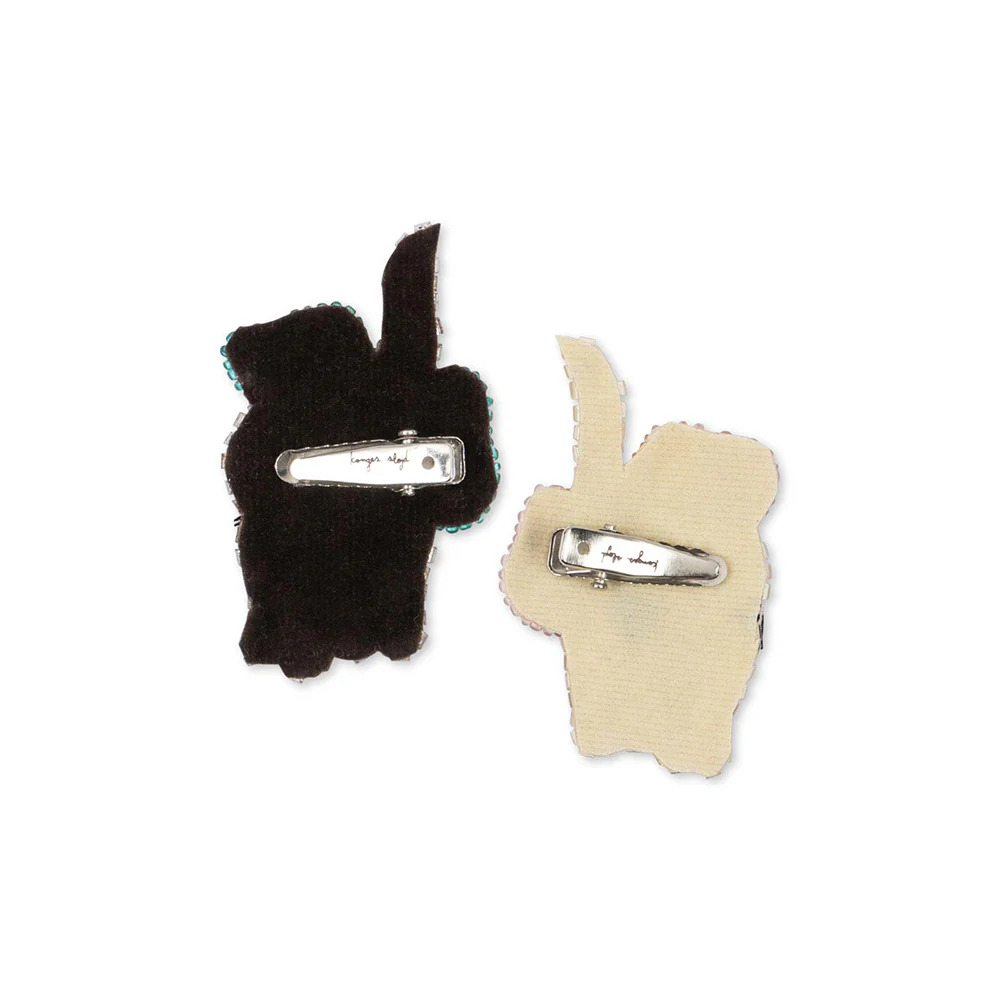 Konges Sløjd Haarclips mit Perlen Bow Kitty - Image 3