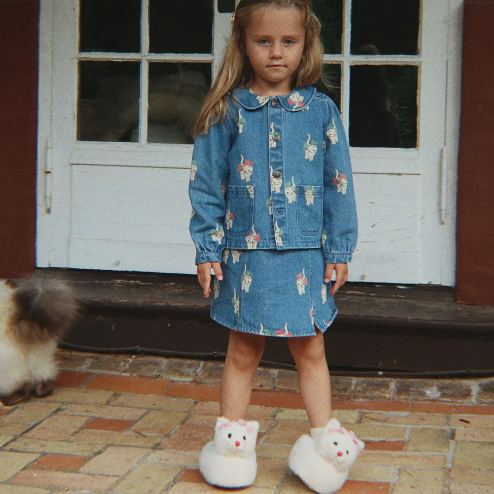 Konges Sløjd Hausschuhe/Finken 'Kitty' Off White - Image 4