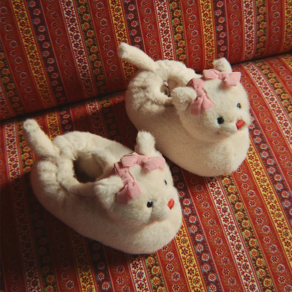 Konges Sløjd Hausschuhe/Finken 'Kitty' Off White - Image 8