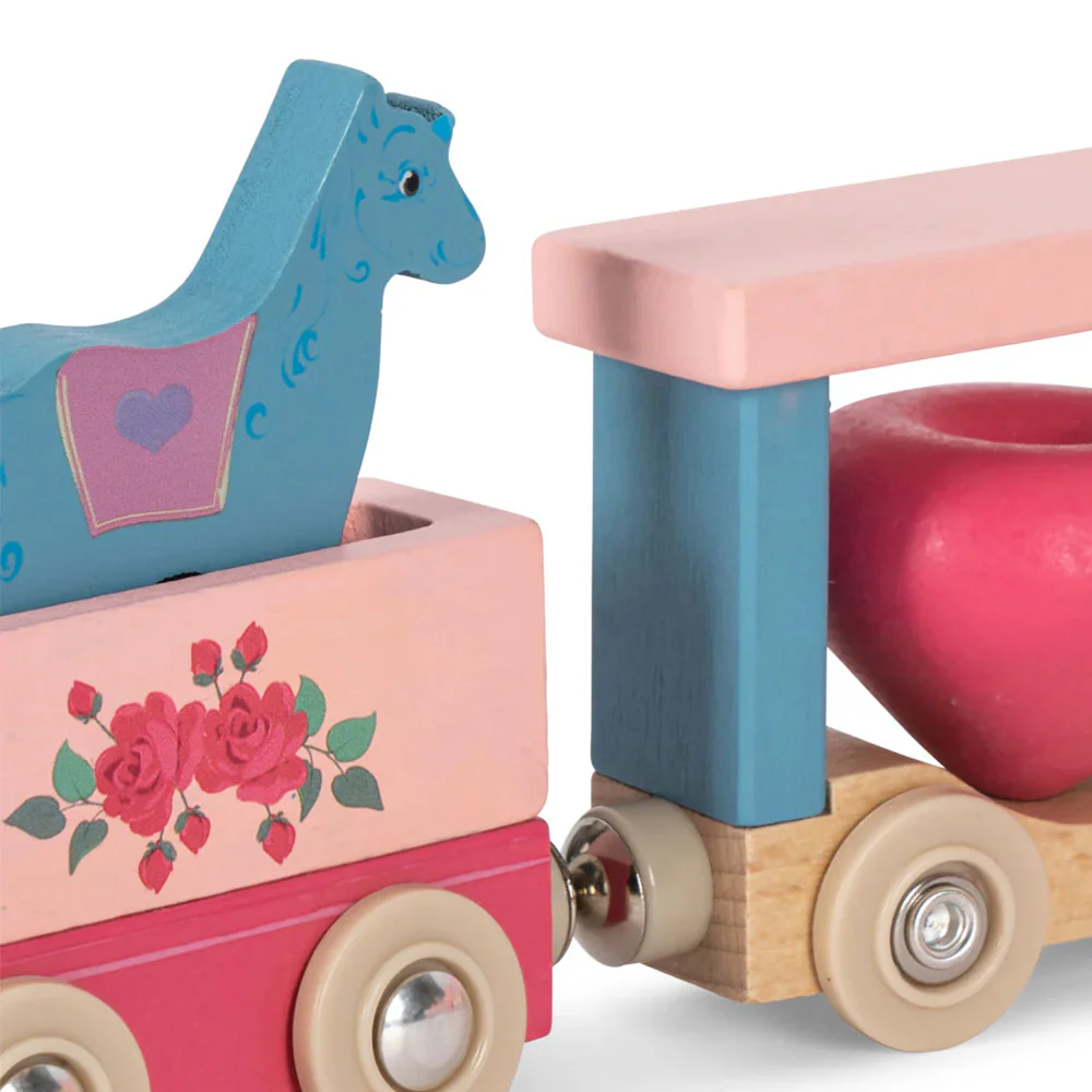 Konges Sløjd Holzzug mit Einhörner Pink - Image 3