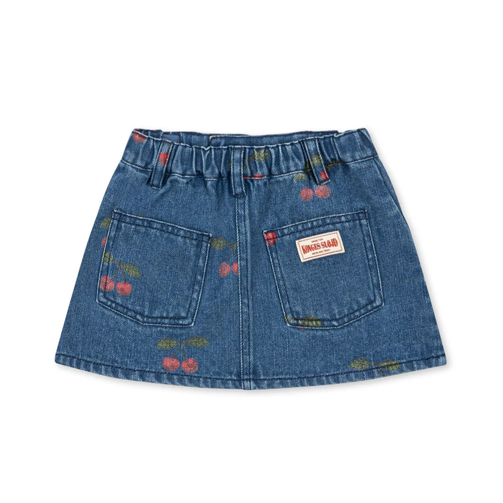 Konges Sløjd Jeansrock 'Magot' Ma Grande Cerise - Image 4