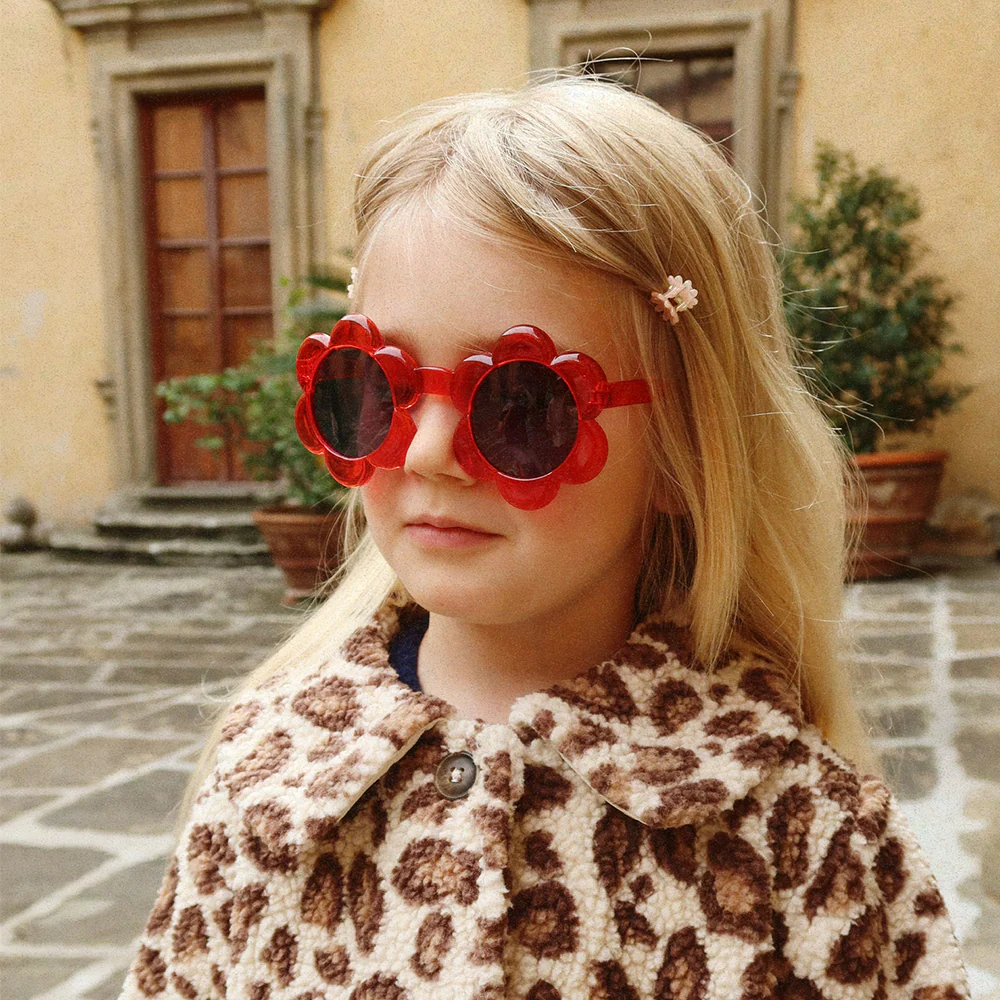 Konges Sløjd  Kinder Sonnenbrille 'Junior Flower ' 5-10 Jahre Red - Image 2