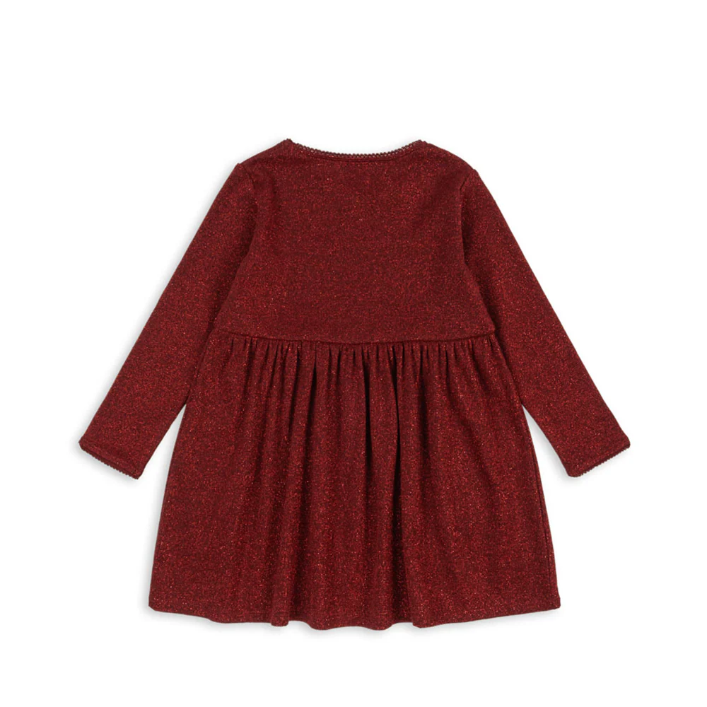 Konges Sløjd Langarm Kleid 'Roli' Red Dahlia - Image 3