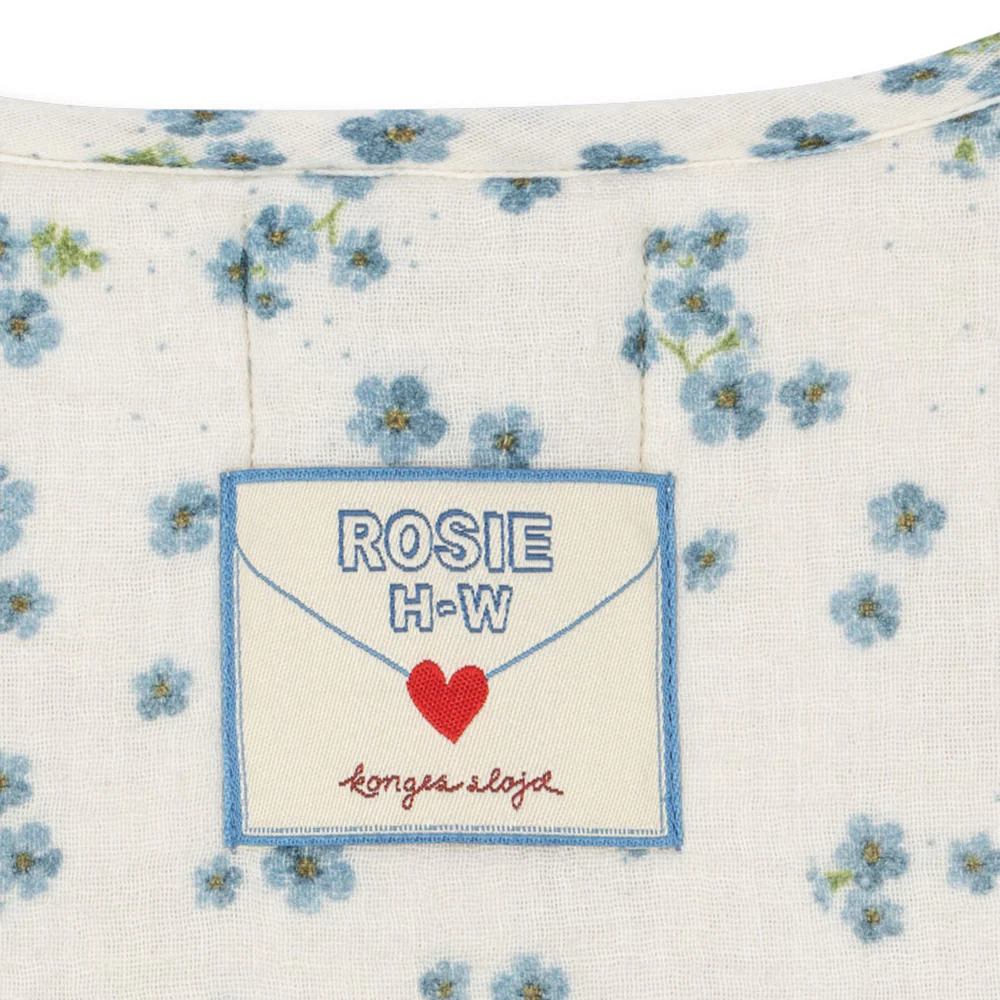 Konges Sløjd  Musselin-Jacke 'RHW X KS' Mioblu Forget Me Not - Image 10