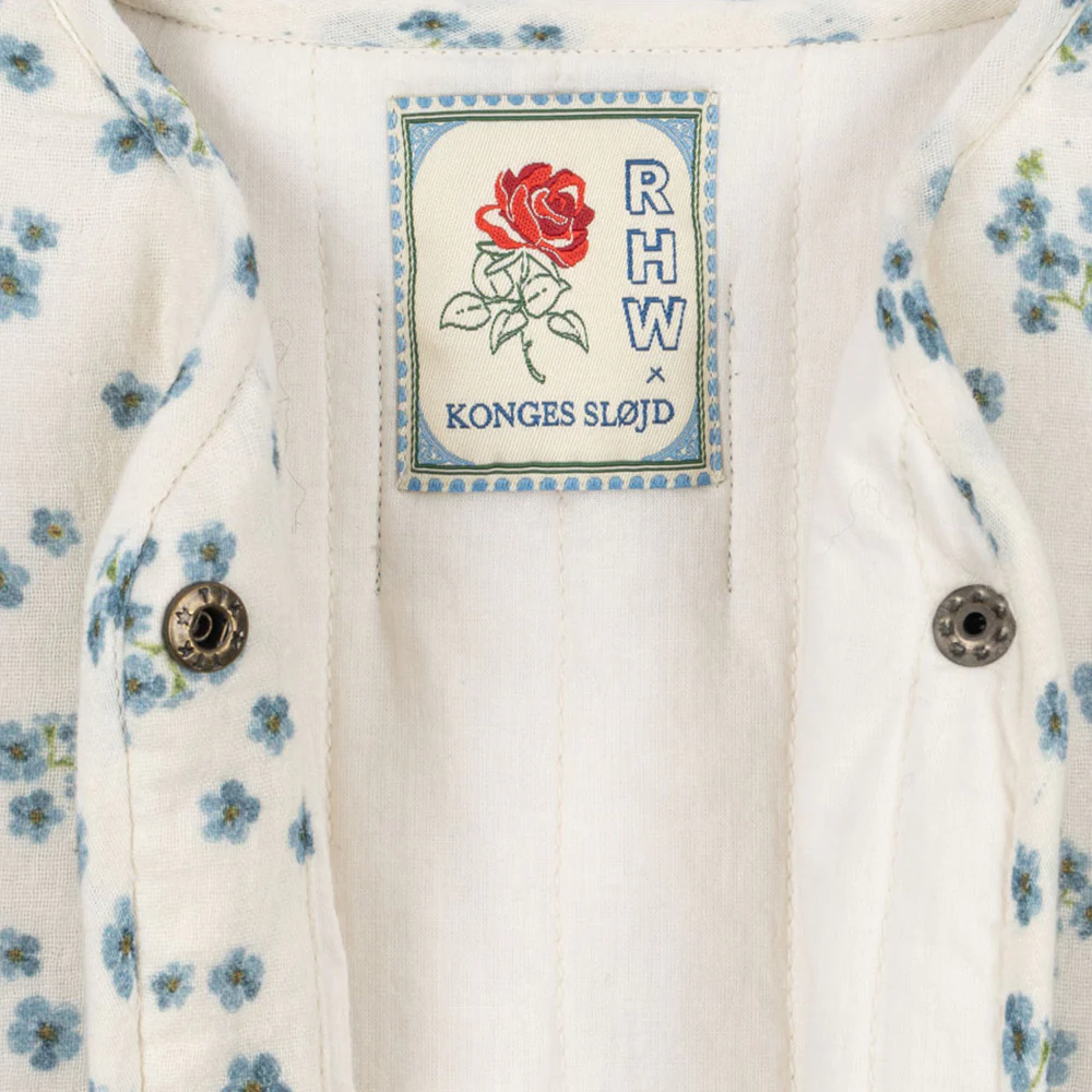 Konges Sløjd  Musselin-Jacke 'RHW X KS' Mioblu Forget Me Not - Image 11