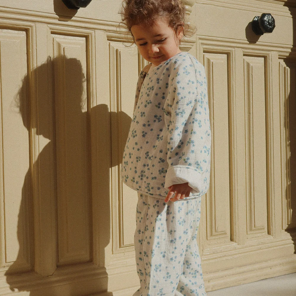 Konges Sløjd  Musselin-Jacke 'RHW X KS' Mioblu Forget Me Not - Image 5