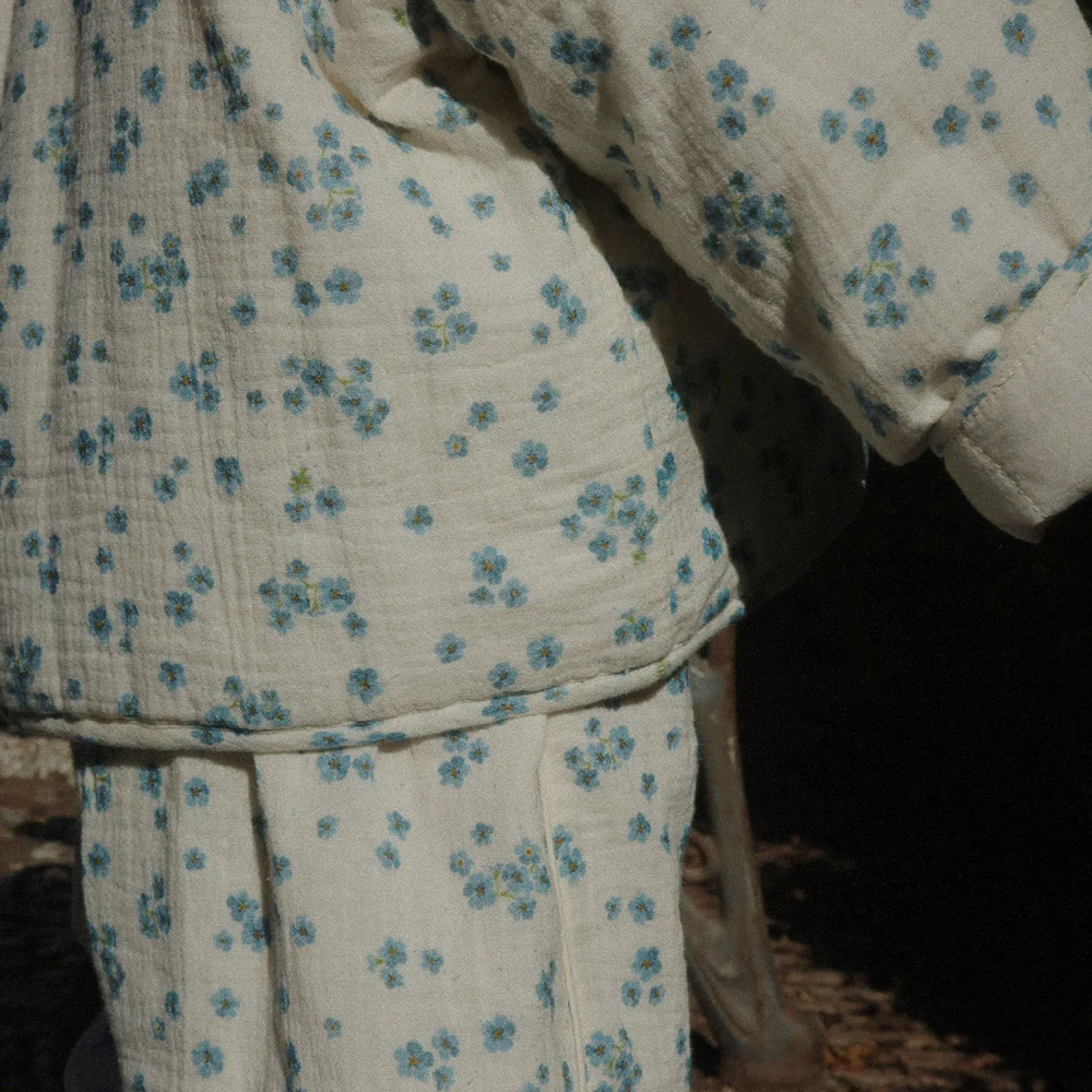 Konges Sløjd  Musselin-Jacke 'RHW X KS' Mioblu Forget Me Not - Image 6