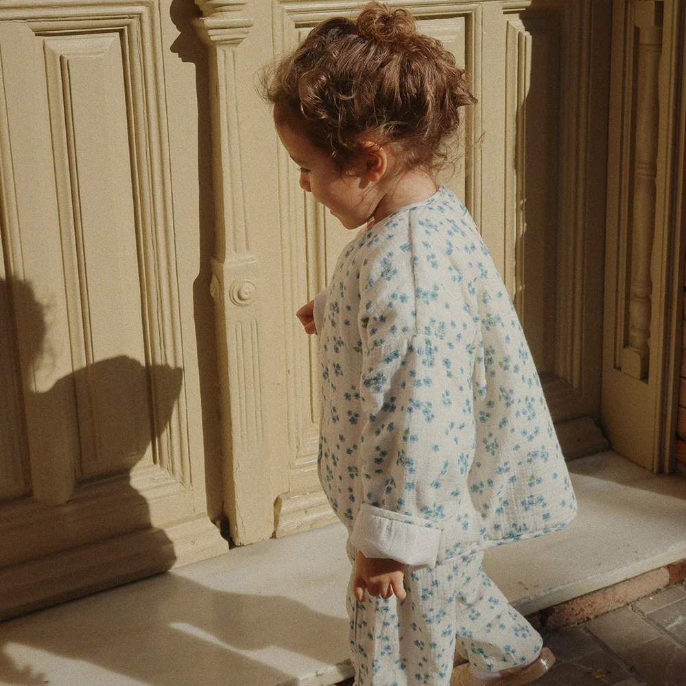 Konges Sløjd  Musselin-Jacke 'RHW X KS' Mioblu Forget Me Not - Image 8