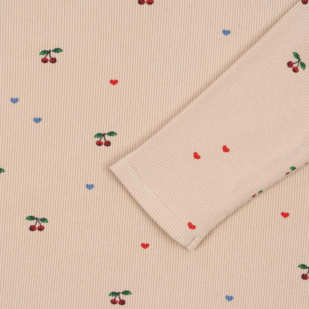 Konges Sløjd Oberteil 'Ella' Cherry Coeur Blush - Image 4