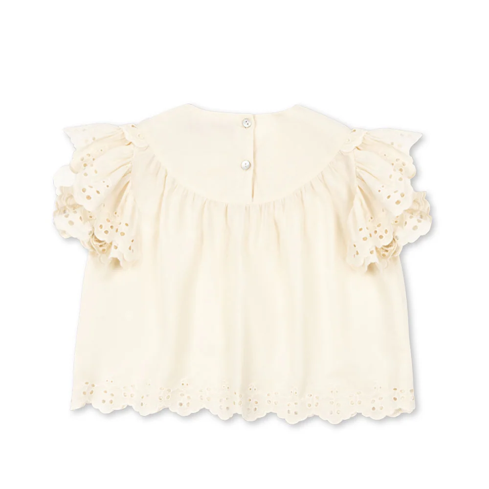 Konges Sløjd Oberteil 'Posey' Antique White - Image 3