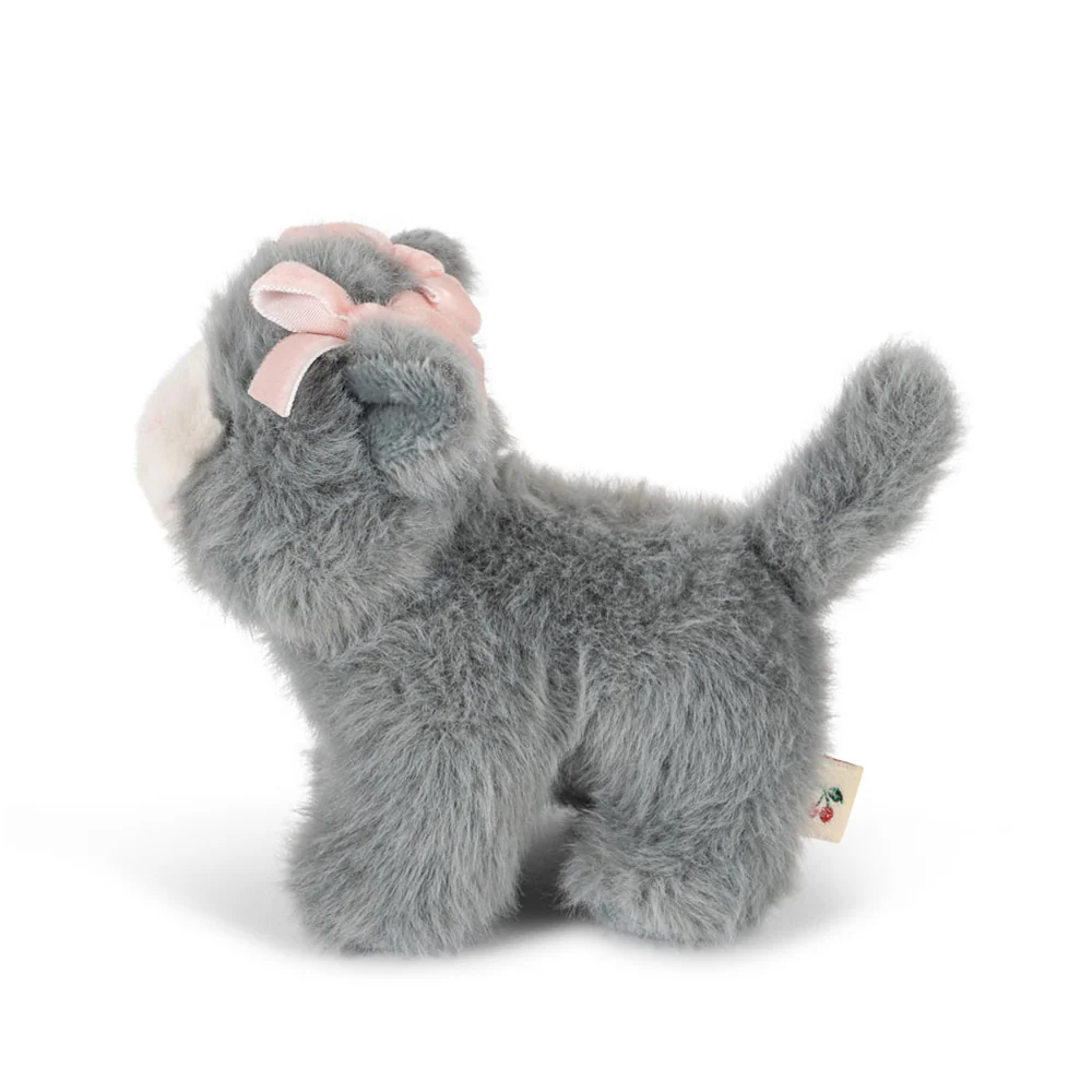 Konges Sløjd  Plüschtier 'Baby Animals' Grey Cat - Image 3