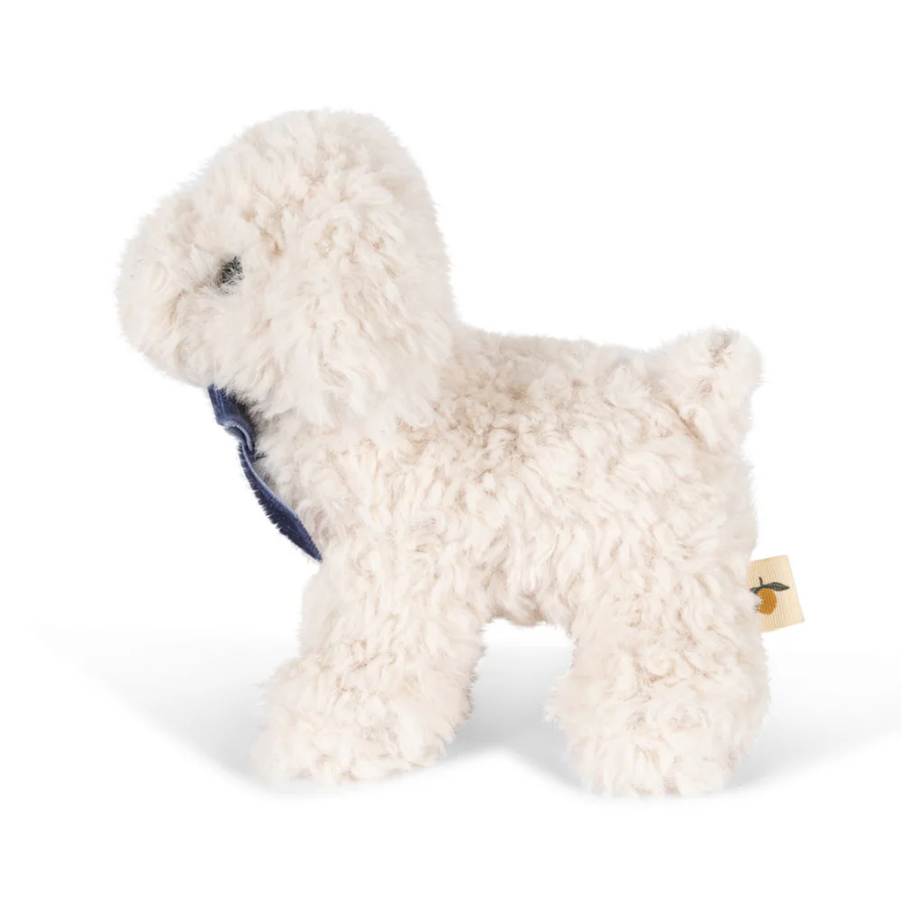 Konges Sløjd  Plüschtier 'Baby Animals' White Dog - Image 3