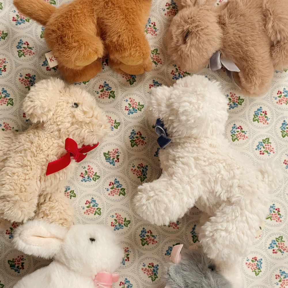 Konges Sløjd  Plüschtier 'Baby Animals' White Dog - Image 5