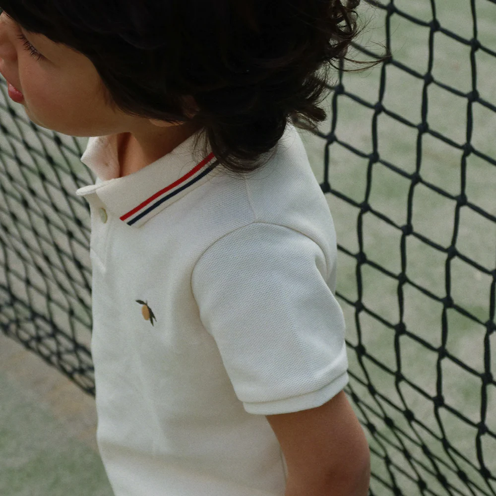 Konges Sløjd Polo Shirt 'Florian' Antique White - Image 2