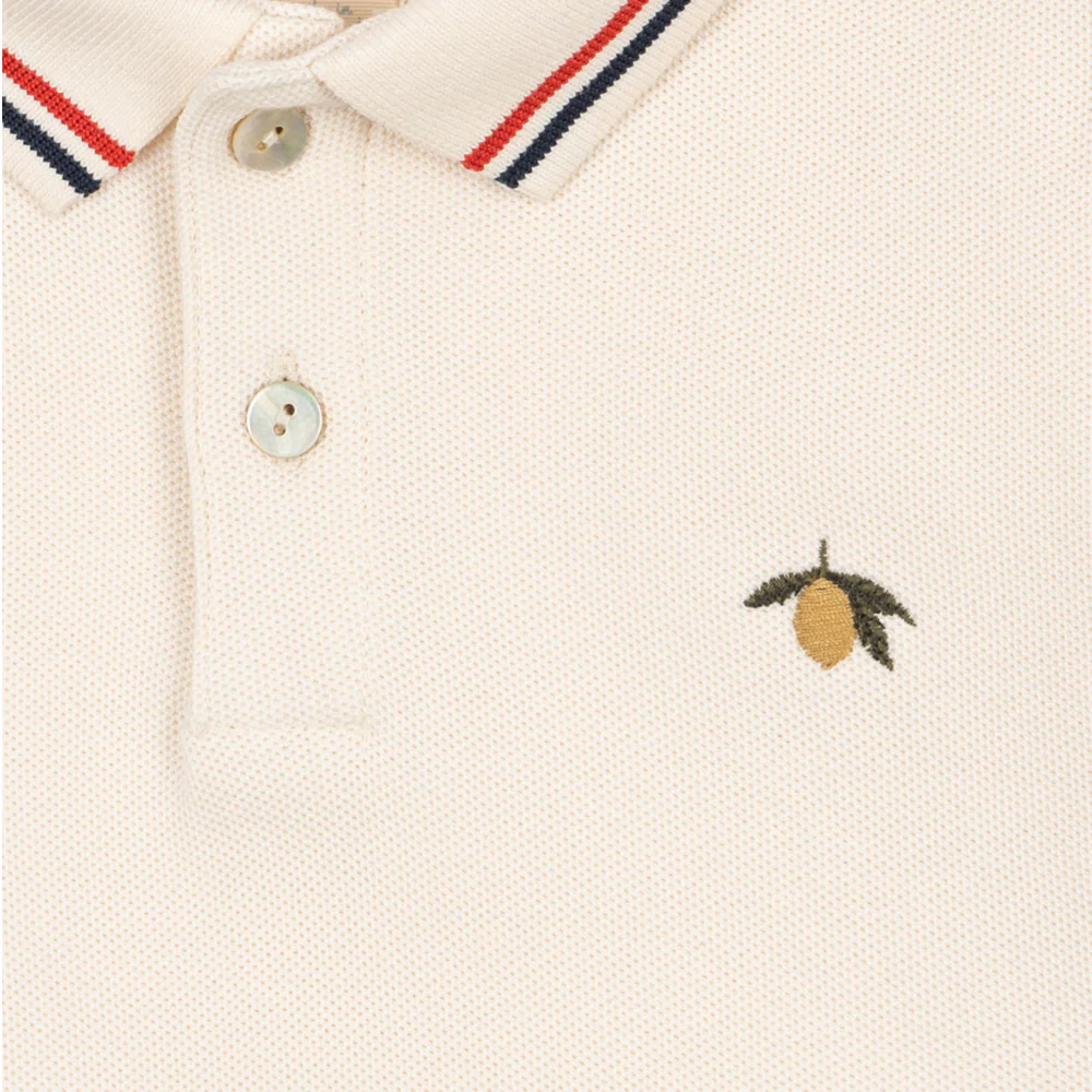 Konges Sløjd Polo Shirt 'Florian' Antique White - Image 5