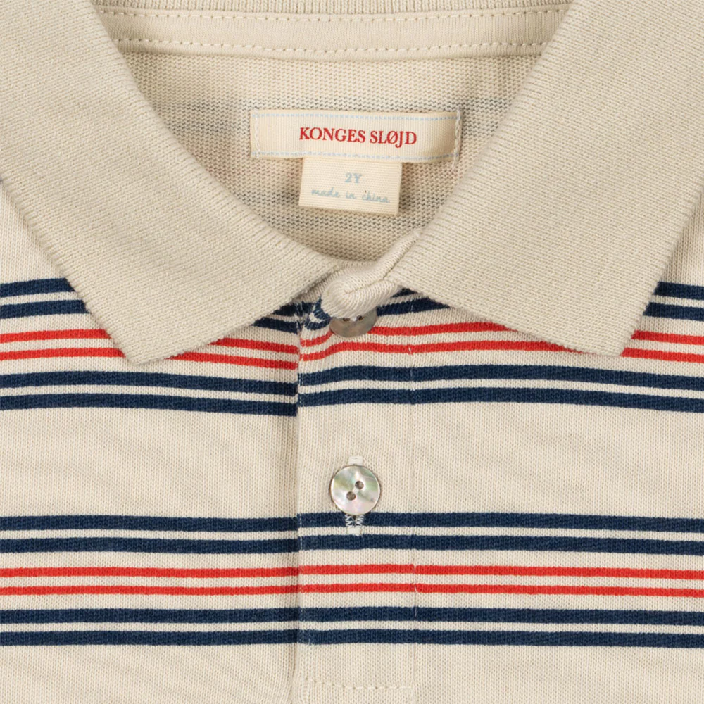 Konges Sløjd Polo Shirt 'Spotty' Stripie Stripe - Image 3