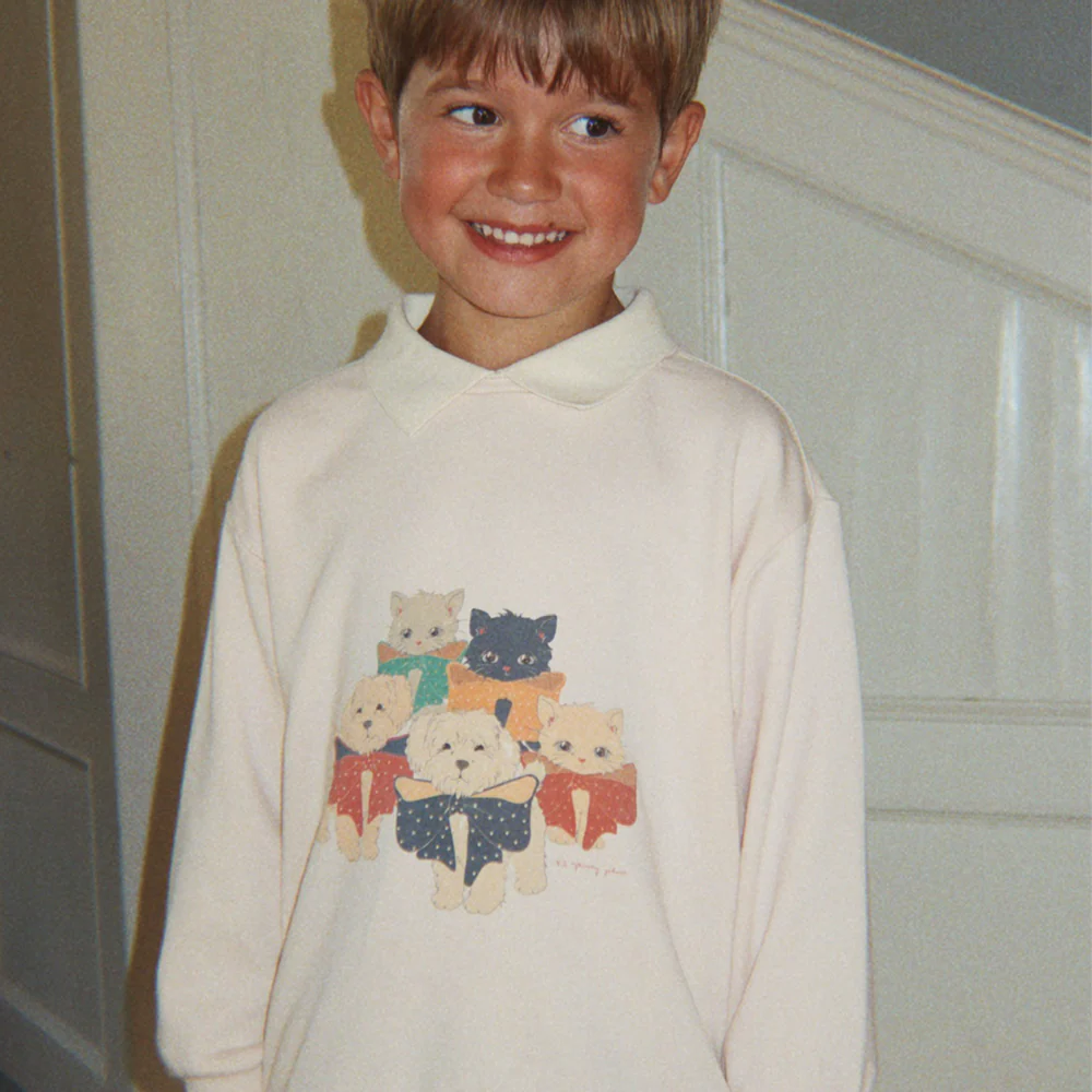 Konges Sløjd Polo Sweatshirt 'Spotty' Family Photo - Image 2