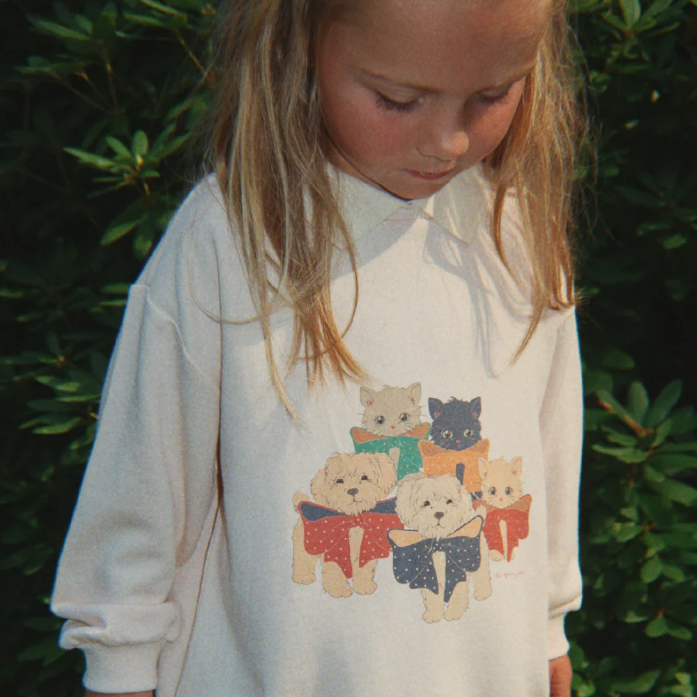 Konges Sløjd Polo Sweatshirt 'Spotty' Family Photo - Image 4