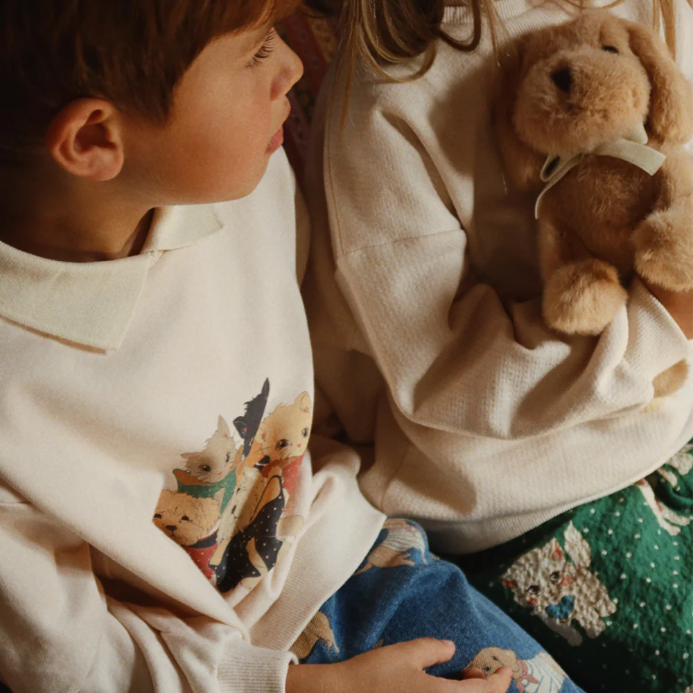 Konges Sløjd Polo Sweatshirt 'Spotty' Family Photo - Image 6