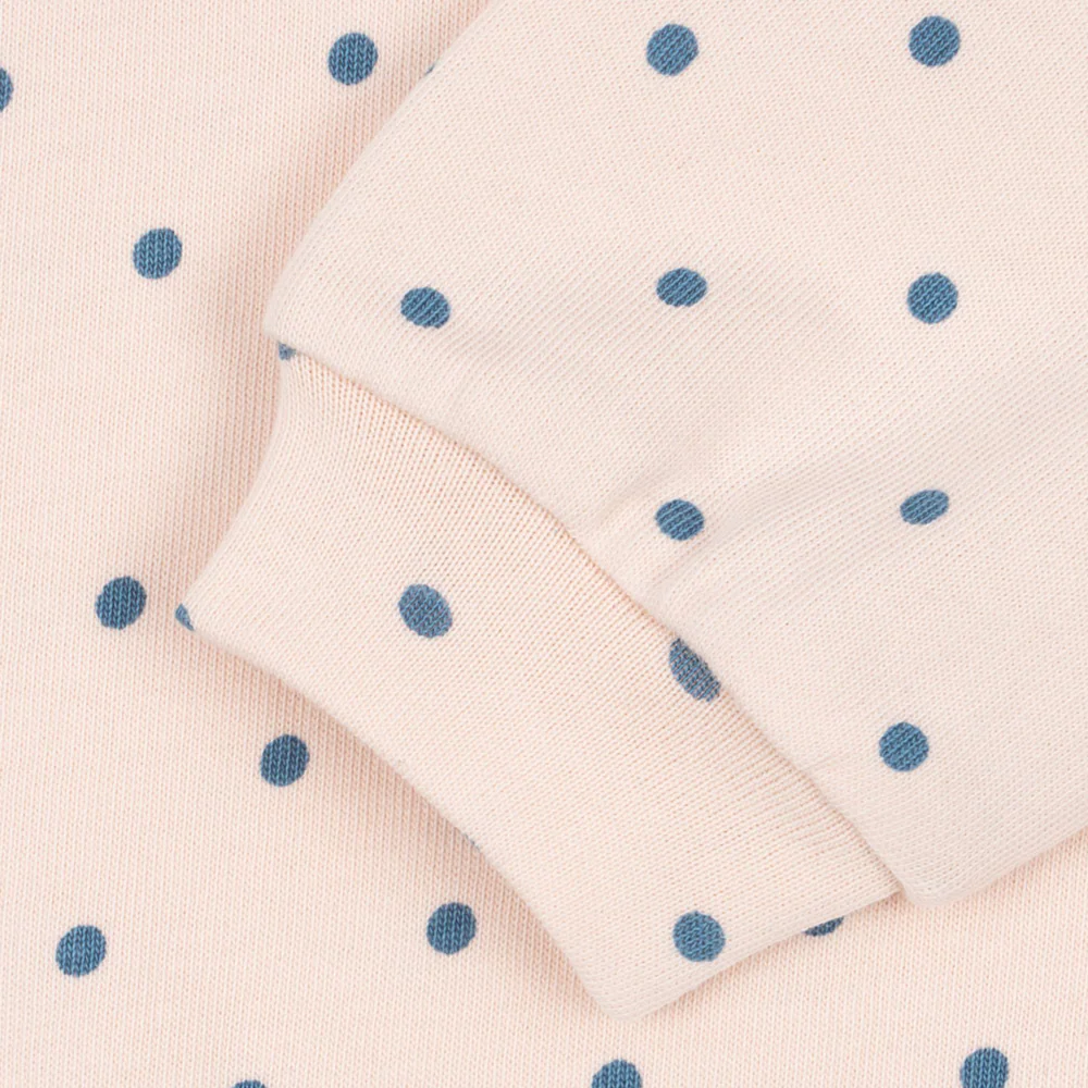 Konges Sløjd Polo Sweatshirt 'Spotty' Rosewater Dot - Image 9