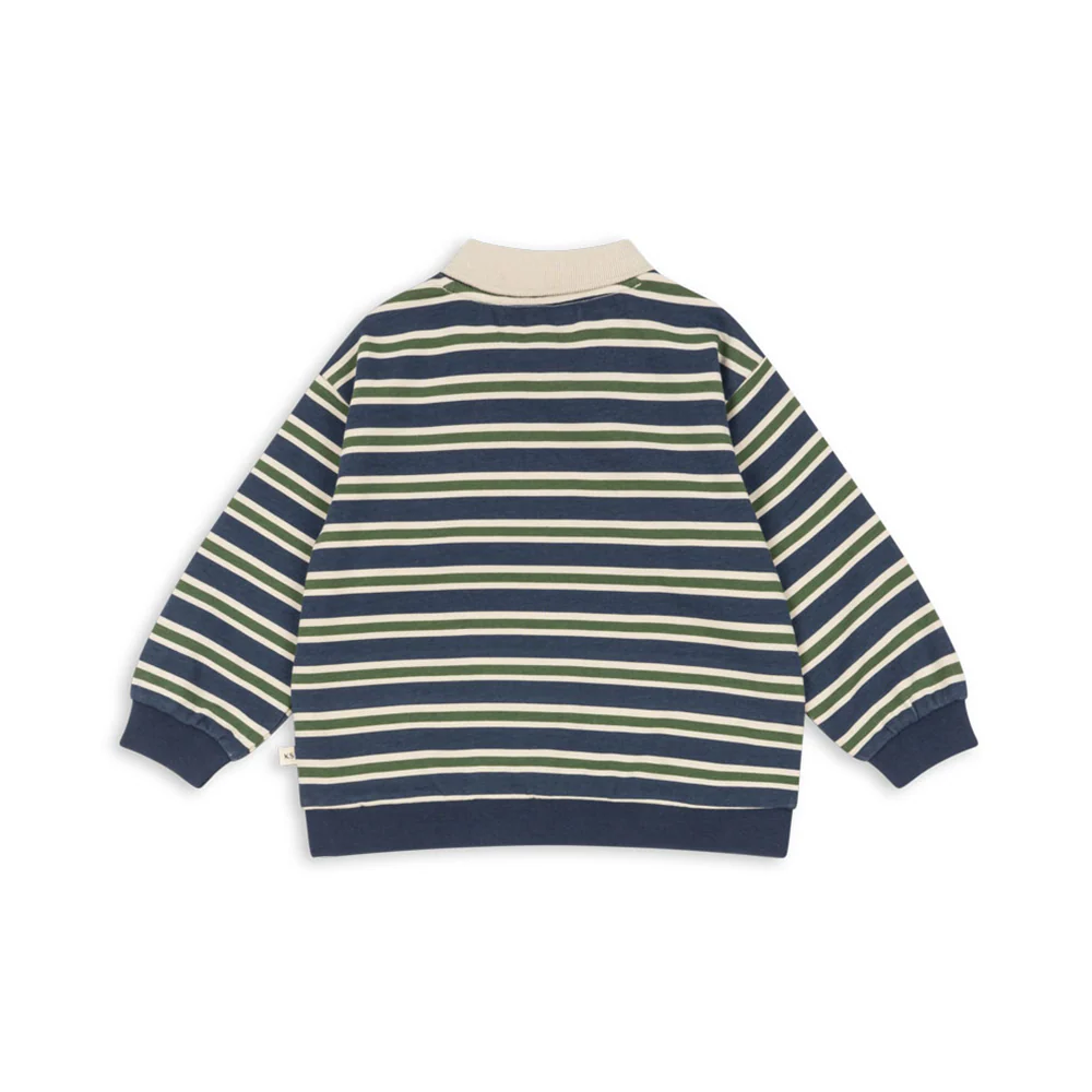 Konges Sløjd Polo Sweatshirt 'Spotty' Spellbound Strip - Image 3