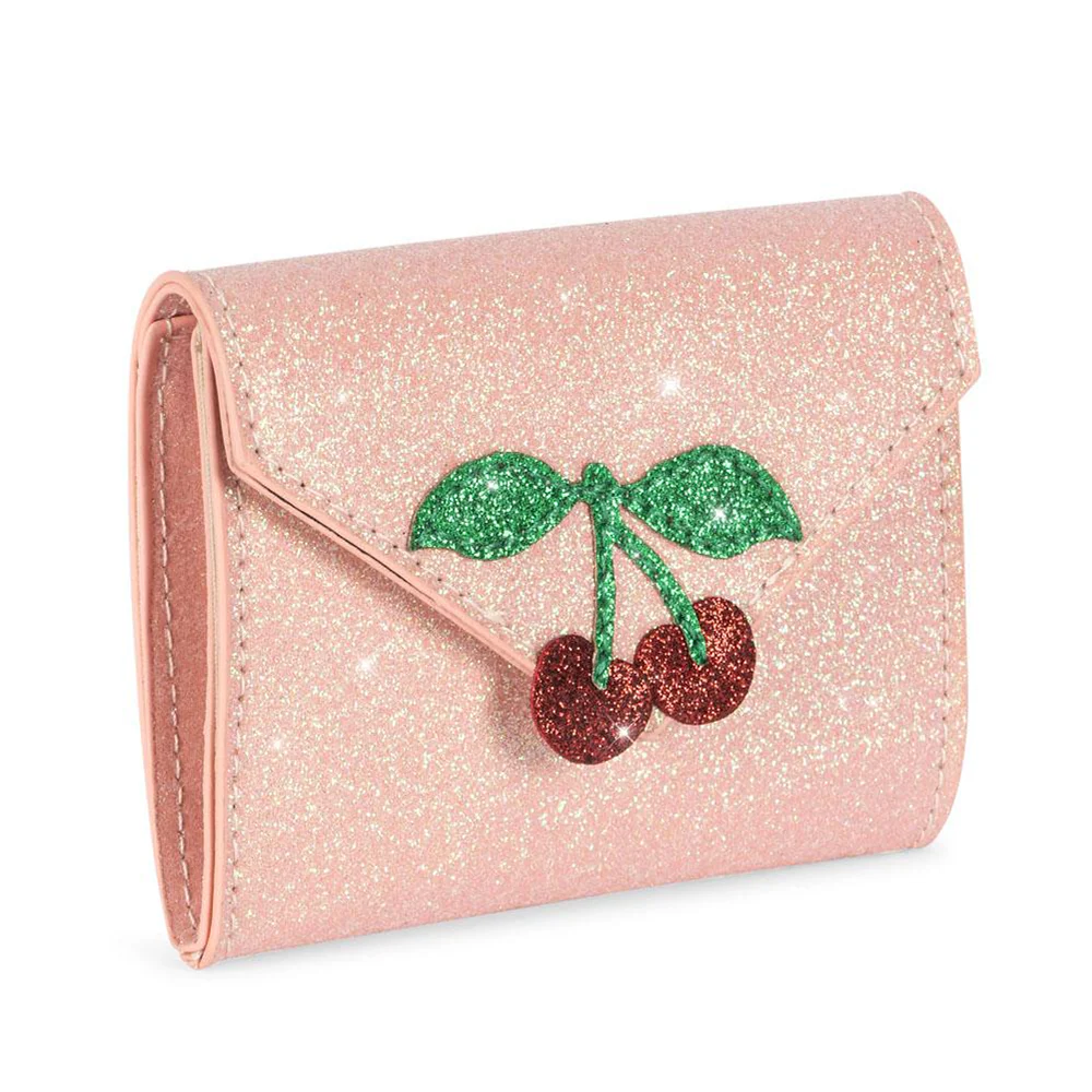 Konges Sløjd Portemonnaie 'Love Letter' Pink Glitter - Image 3