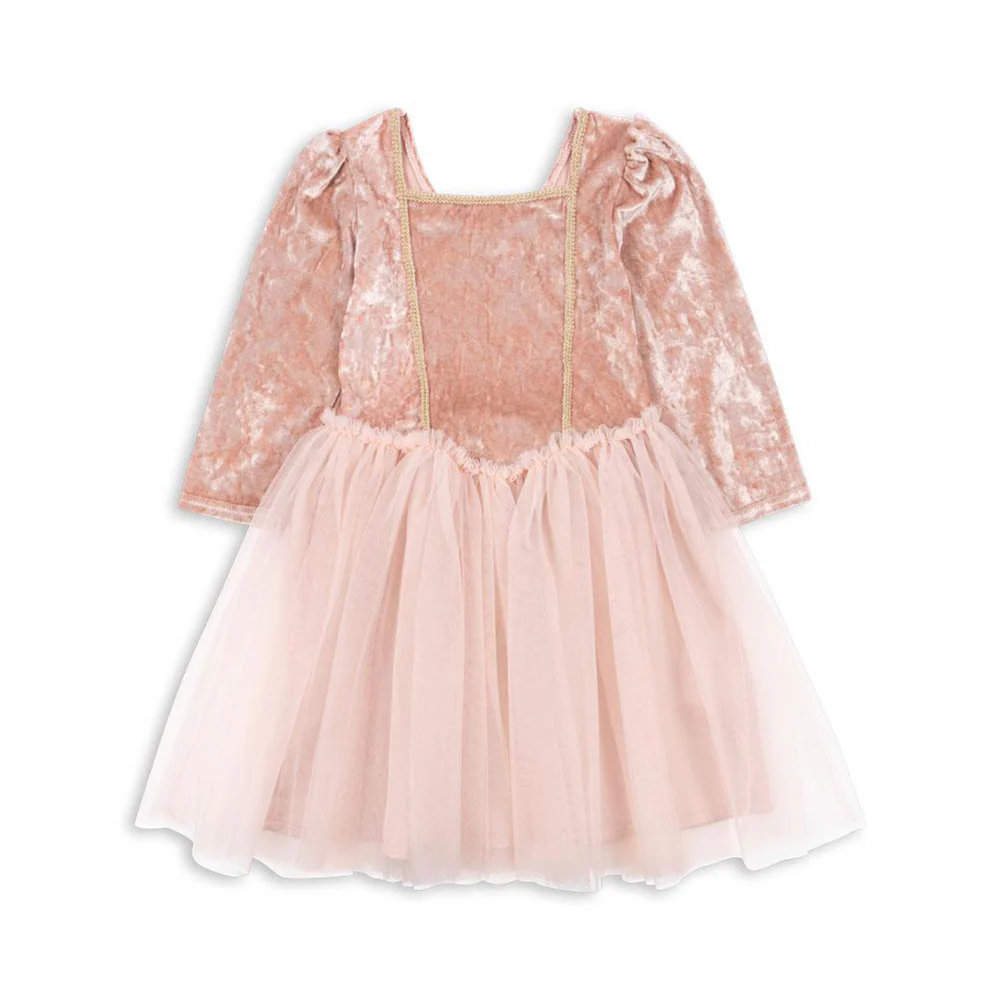 Konges Sløjd Prinzessinnenkleid 'Elisa' Cloud Pink - Image 6