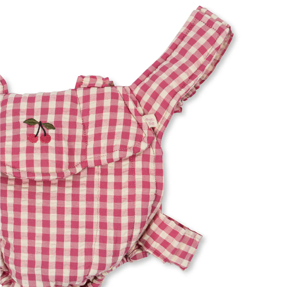 Konges Sløjd Puppen-Babytrage Bubblegum Check - Image 2