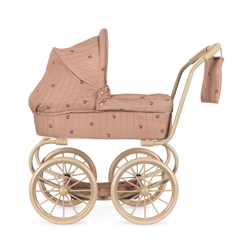 Konges Sløjd Puppen-Kinderwagen 'Minnie' Cherry Blush - Image 2