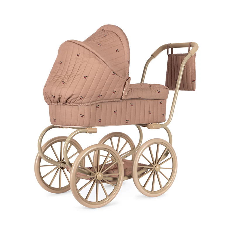 Konges Sløjd Puppen-Kinderwagen 'Minnie' Cherry Blush - Image 3