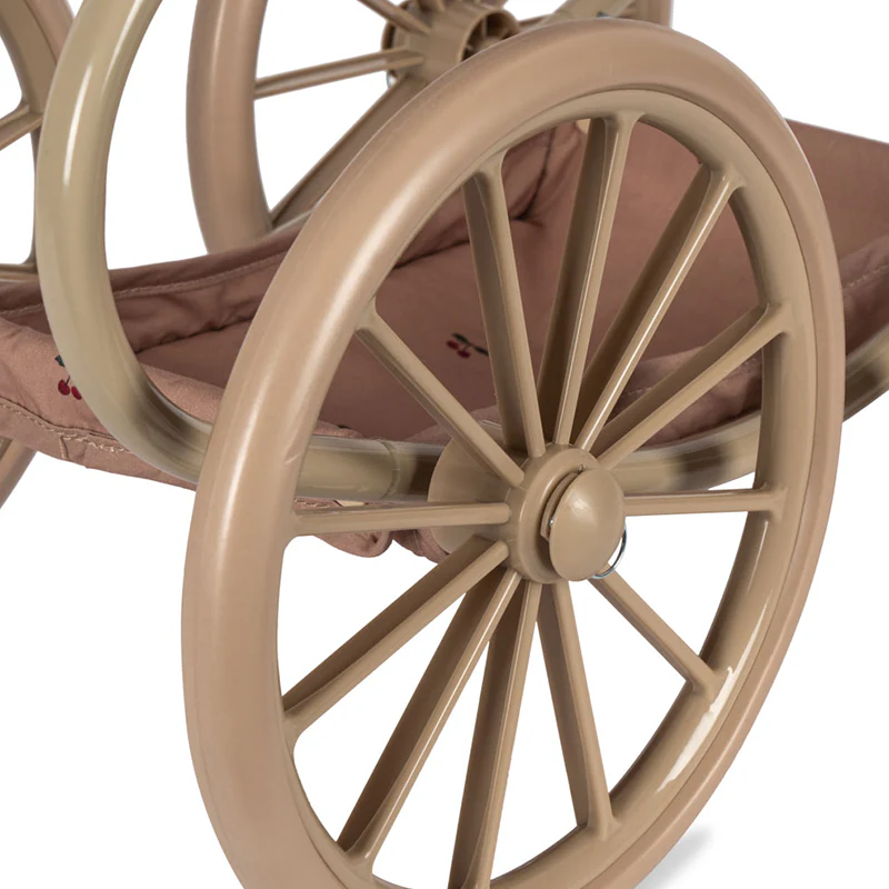 Konges Sløjd Puppen-Kinderwagen 'Minnie' Cherry Blush - Image 7