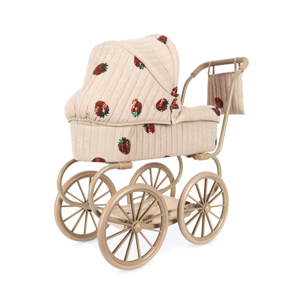 Konges Sløjd Puppen-Kinderwagen 'Minnie' Strawberry - Image 3