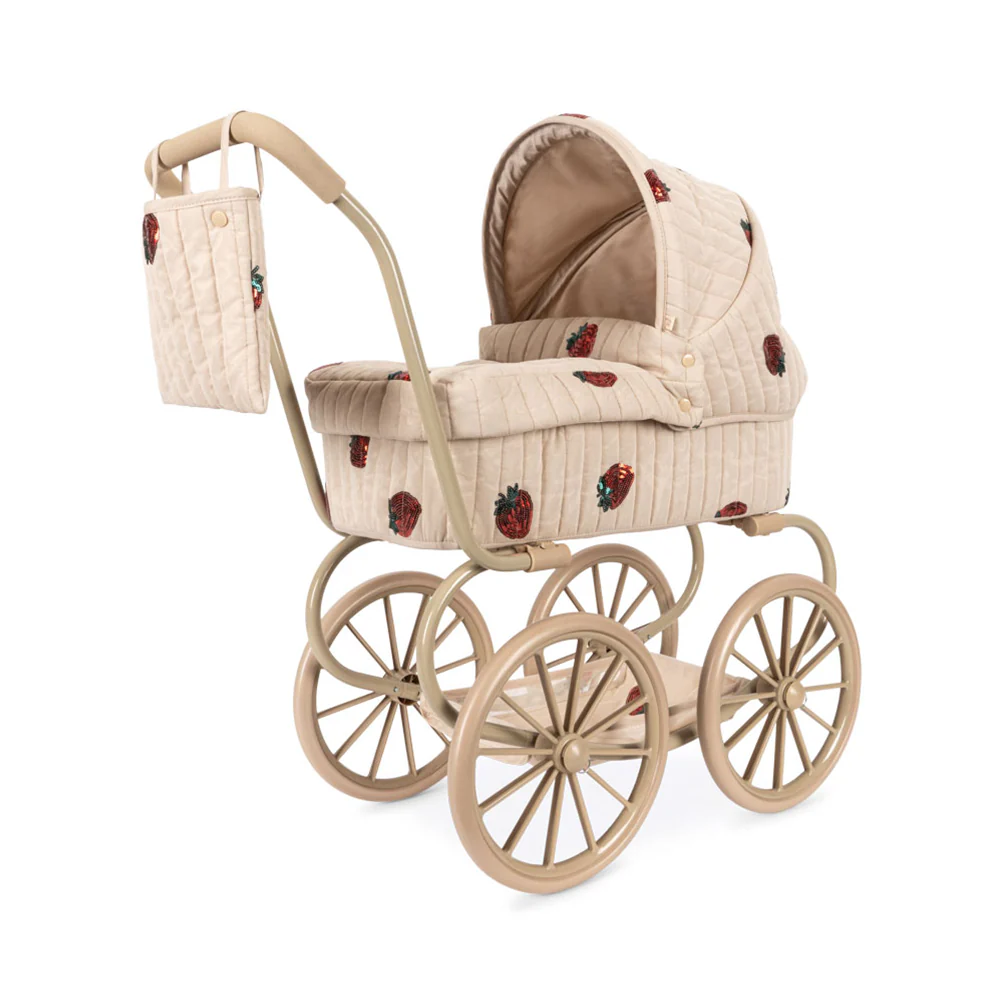 Konges Sløjd Puppen-Kinderwagen 'Minnie' Strawberry - Image 5