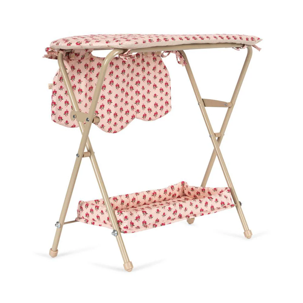 Konges Sløjd Puppen Wickeltisch Rosie Rose - Image 5