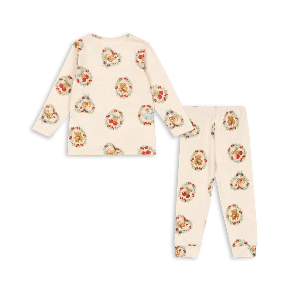 Konges Sløjd Pyjama Set 'Basic' Deer Diary - Image 3