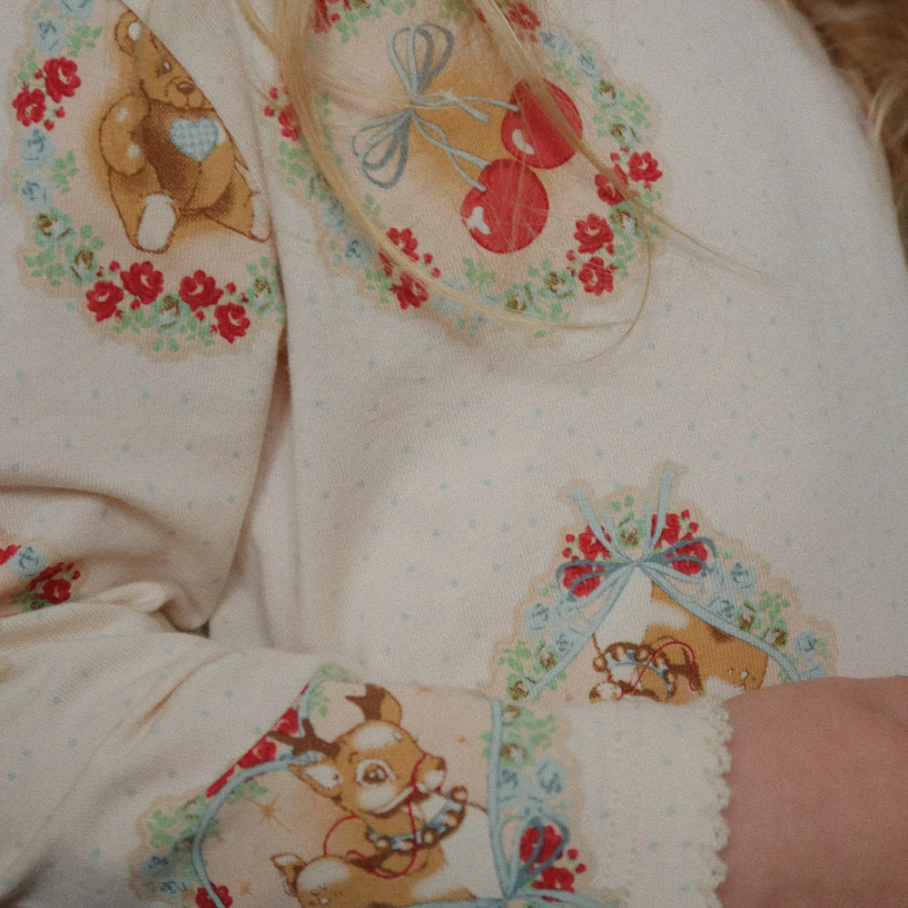 Konges Sløjd Pyjama Set 'Basic' Deer Diary - Image 6