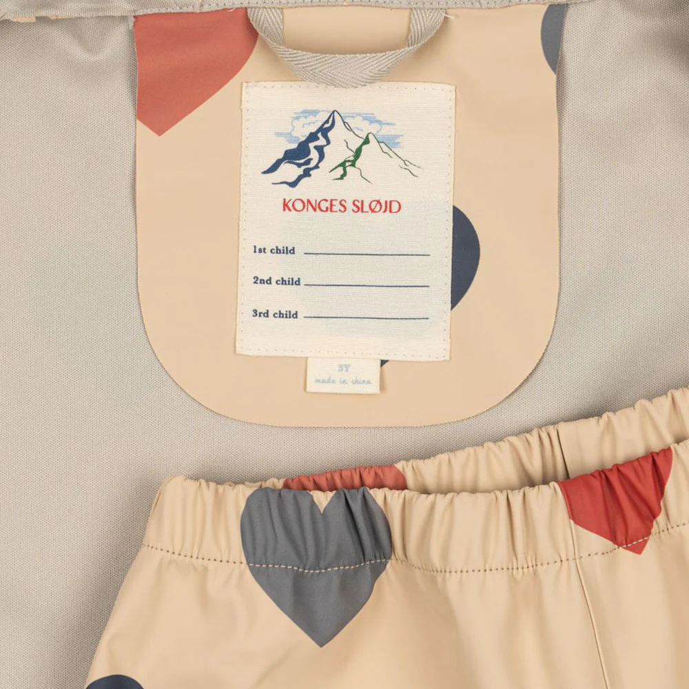 Konges Sløjd  Regenjacke/-hose Set 'Faire'  Bon Coeur Coloré - Image 3