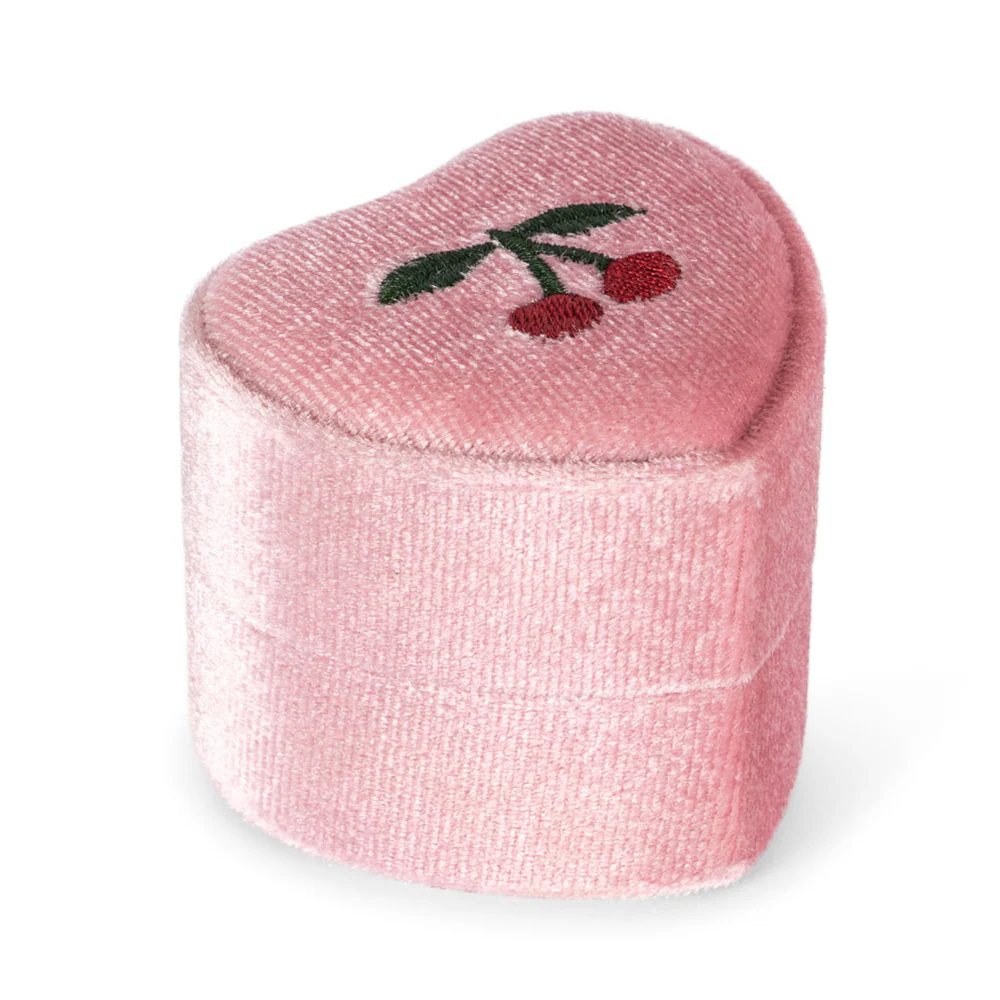 Konges Sløjd Ring mit Schatulle 'Love Rings' Cherry - Image 4