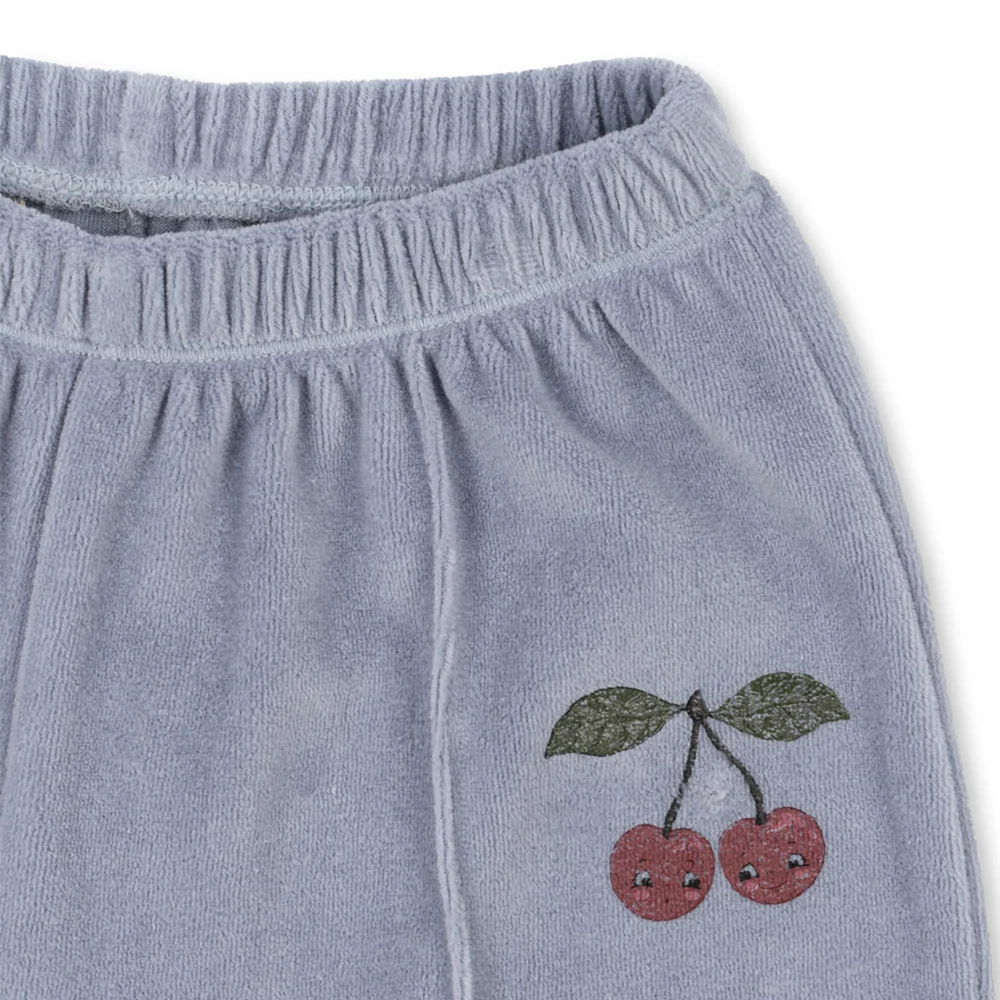 Konges Sløjd Samt-Sweatpants 'Wally' Tradewinds - Image 4